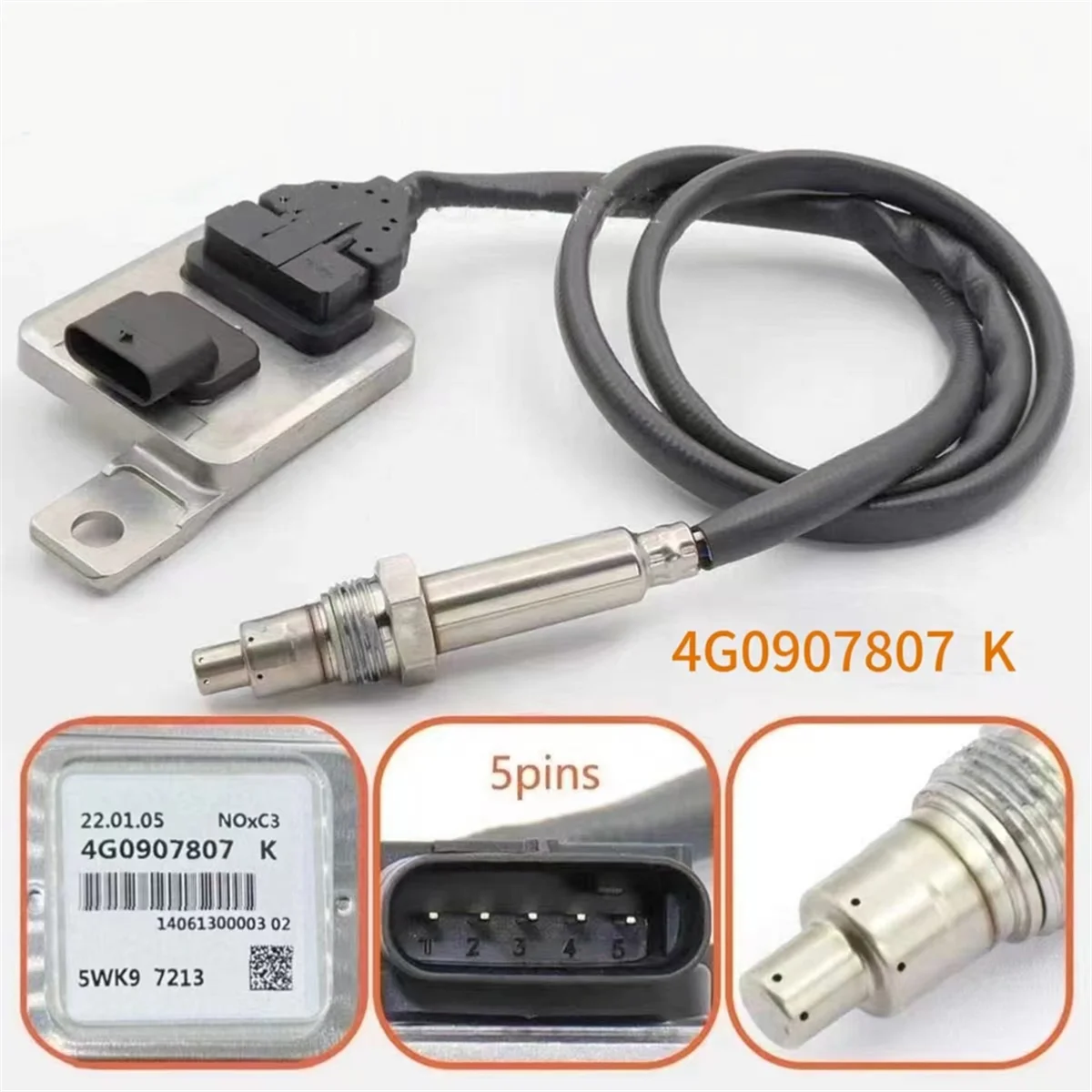 4G 0907807 K Nox Датчик кислорода азота AD для Audi A6 4G2 C7 4GC 4GH A7 4GA 4GF 3.0 TDI