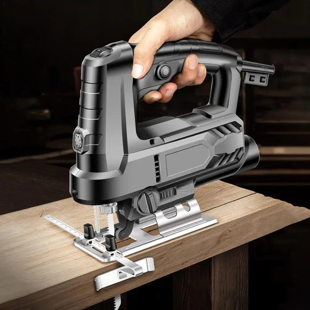 

Multi-function Cordless Jigsaw Electric Jig Saw Woodworking Power Tool Adjustable For 18v Battery P1j7