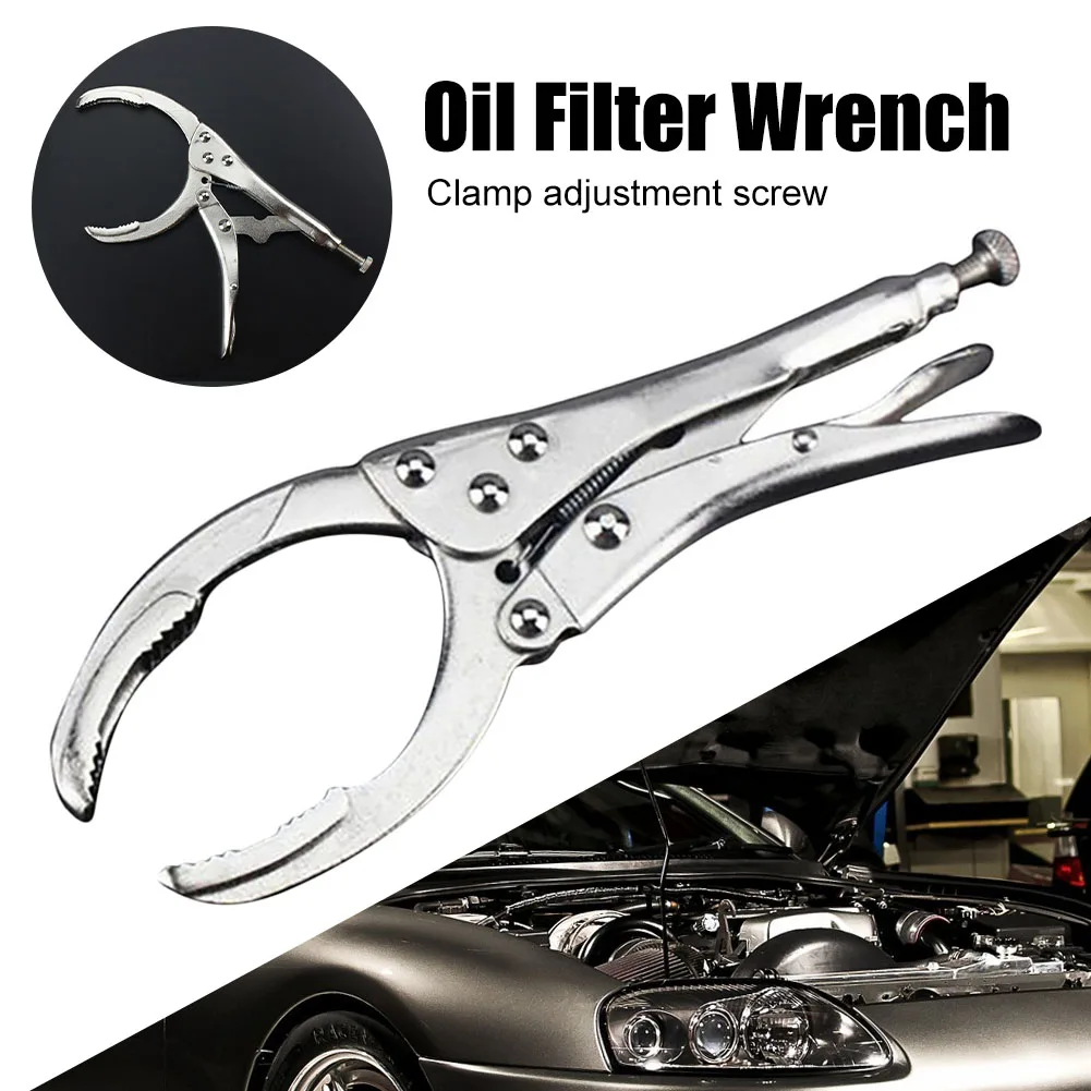 

Clamp Oil Filter Wrench Rust-free Steel Wrench 50-110mm Adjustable Clamp Oil Filter Disassembly Tool Car Repair Accessories