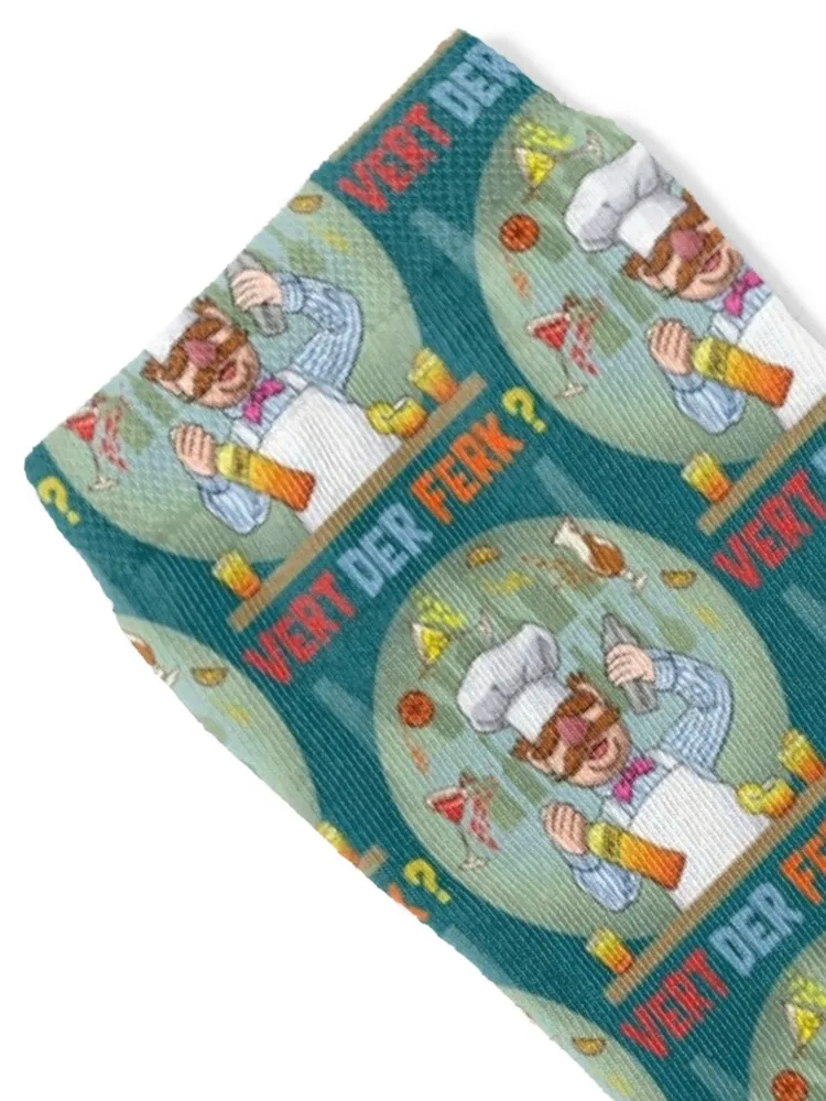 Vert Der Ferk Chef шведские носки Barman Cocktails противоскользящие футбольные крутые идеи