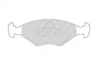 

FDB896 ten, тормозная колодка PALIO SIENA 1,4, беспроводная