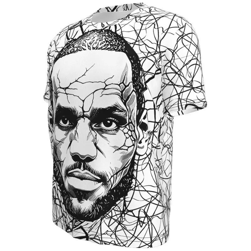 Футболка Lebron James Free Custom Label с именем и номером портретные игры футболка