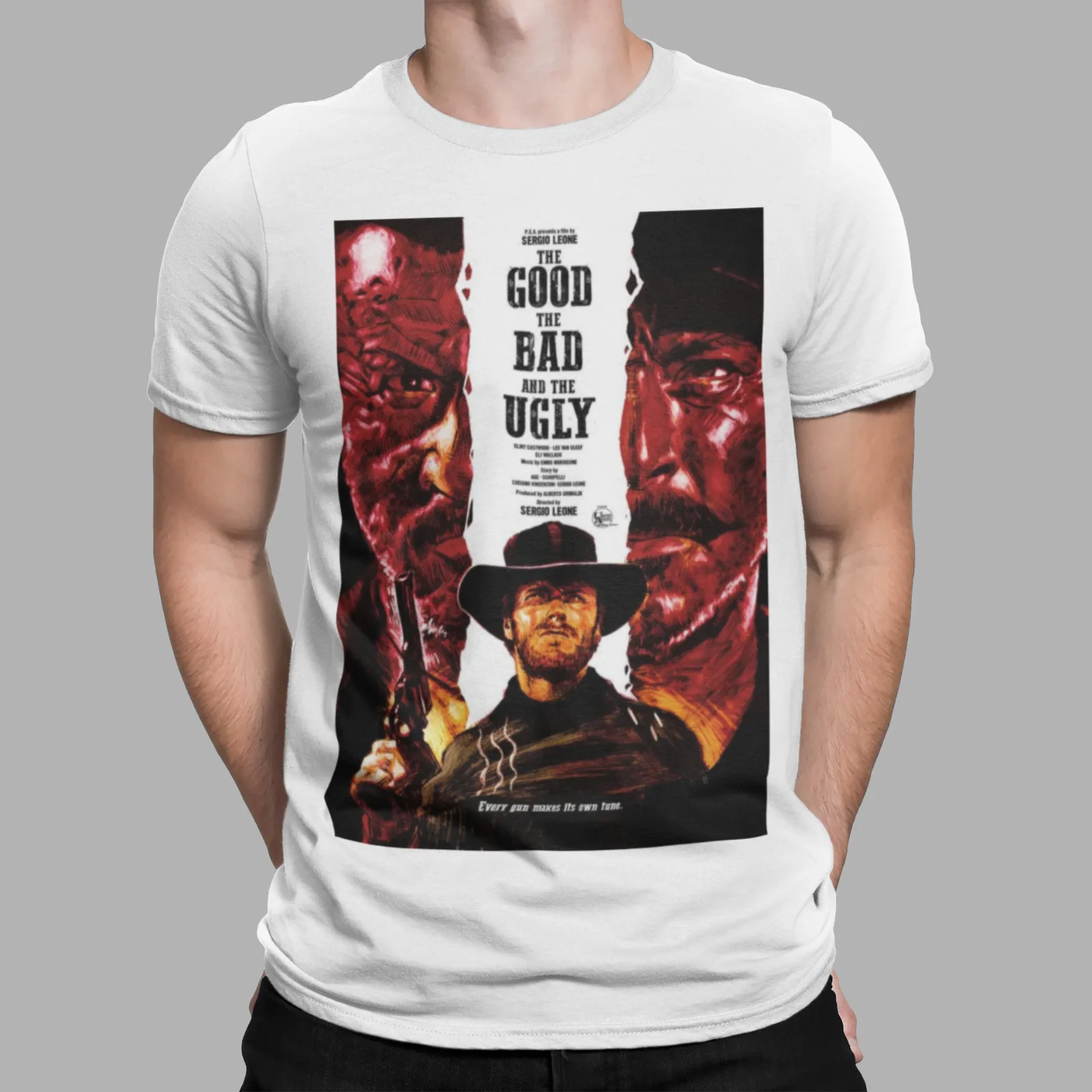 Футболка The Good Bad &amp Ugly ФИЛЬМ КОВБОЙ Иствуд Западная футболка 2.