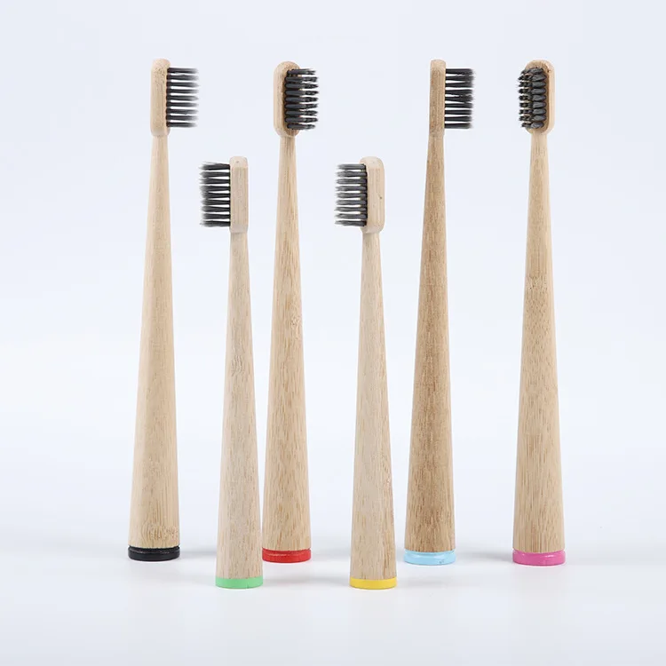 

1PC Adult/Kid Environmental Bamboo Charcoal Toothbrush For Oral Care Teeth Cleaning Eco Friendly Wooden Soft Bristle With Box