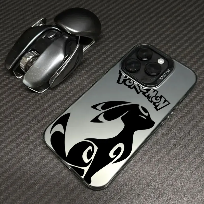 Фото Чехол для телефона P-Pokemons Anime Umbreons Mewtwos для iPhone 13 14 15 16 Plus 17 Pro Max 16e 17E 17 Air 11 12 18 Pro Funda Back Cover №5