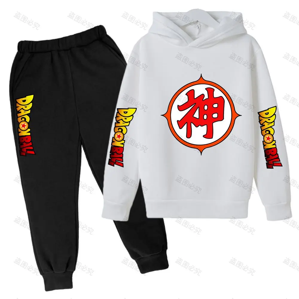 

Children's Fashion Men's 2022 Anime Cute Hoodie Suit Couple Cool Y2k Hoodies Kawaii Parent-child 100-3XL Elastic Pants Vegeta