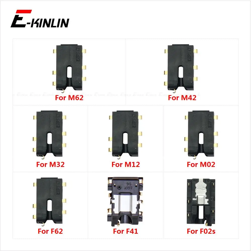 

10pcs Headphone Jack Audio Flex Port Connector For Samsung Galaxy F41 F02s F62 M02 M12 M32 M42 M62 Ear Earphone Repair Parts