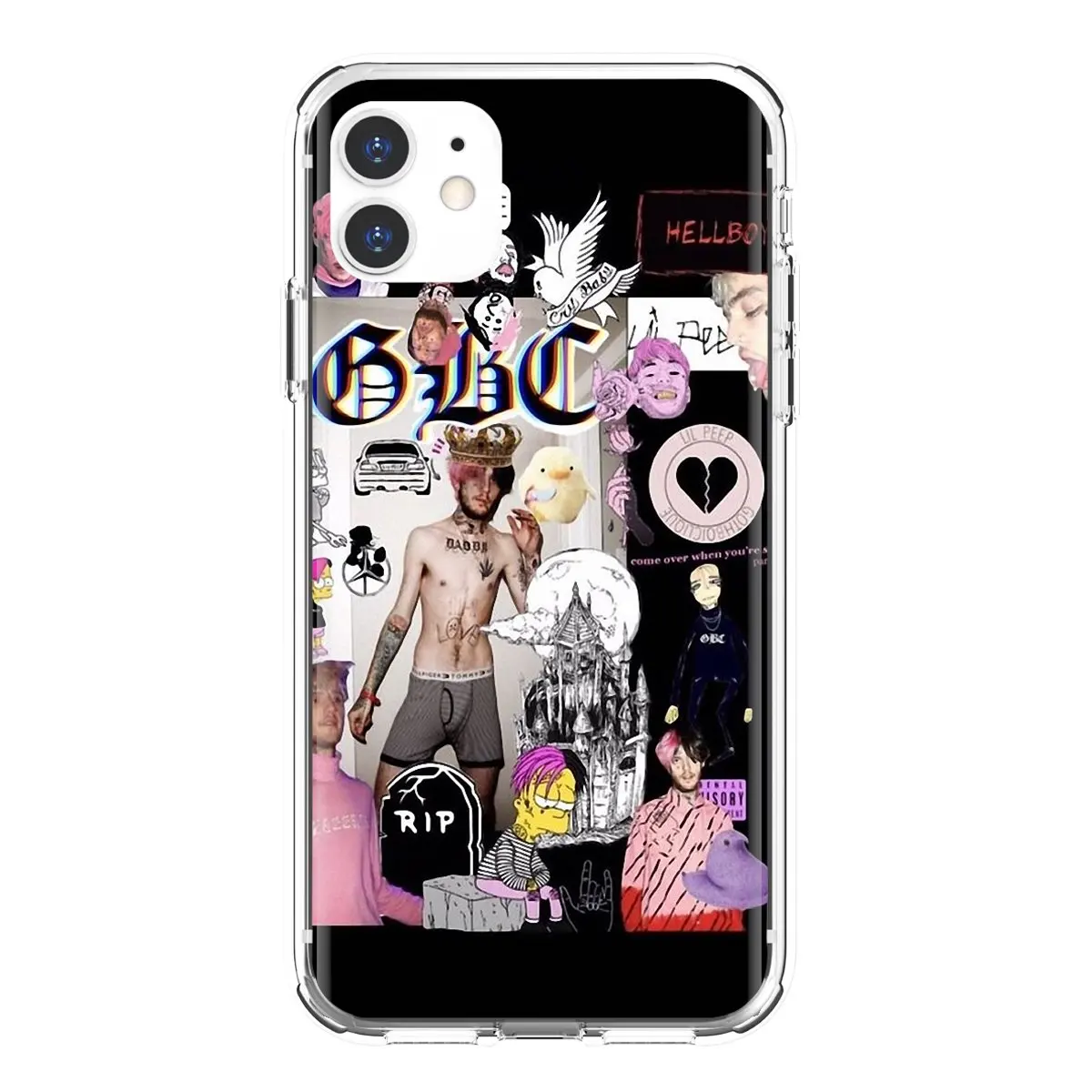 Для iPhone 10 11 12 13 Mini Pro 4S SE 5C 6 6S 7 8 X XR XS Plus Max 2020 мягкий кожаный чехол Lil-Peep-Lil-Bo-Peep |