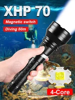 300000lm super waterproof most powerful led diving light 18650 swim light usb chargeable underwater torch lantern flashlight sea