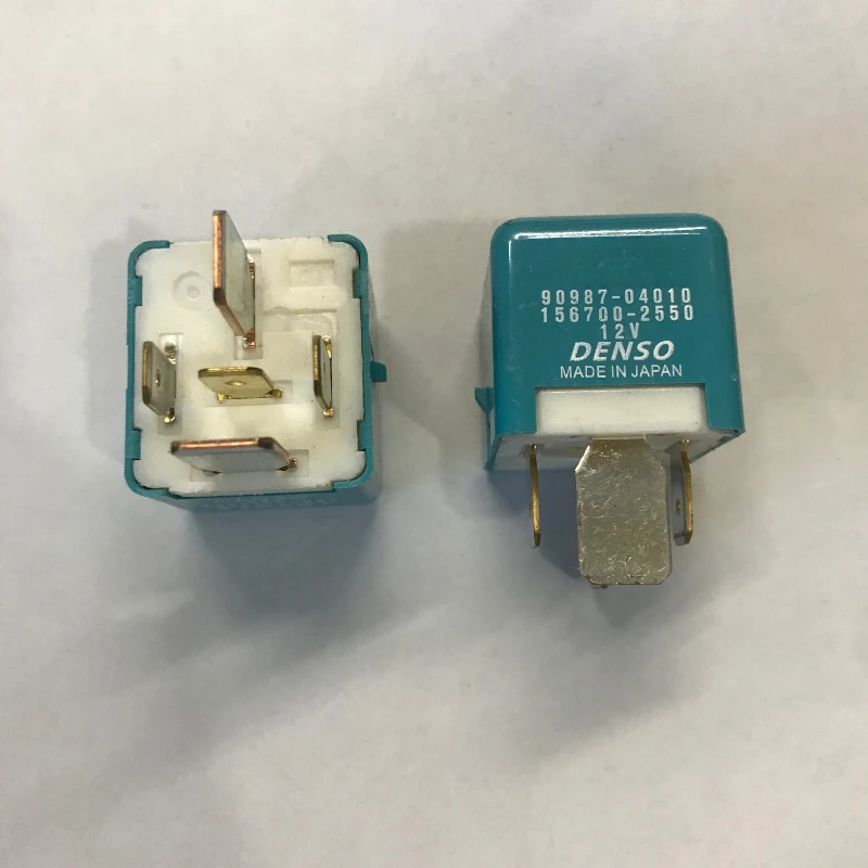 (Совершенно новое) 1 шт./лот 100% оригинальное подлинное реле: 90987-04010 156700-2550 12 В