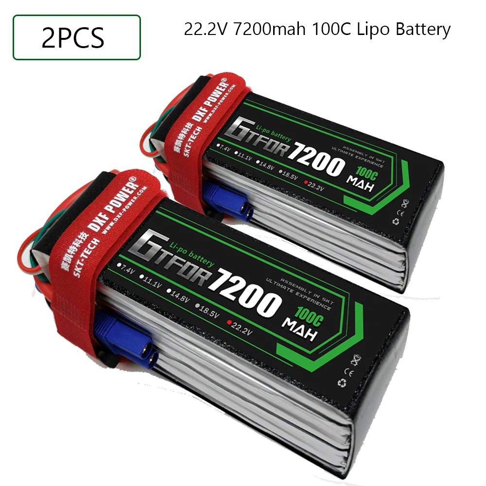 Lipo Batteries 7.4V 11.1V 15.2V 14.8V 22.2V 2S 3S 4S 6S 7200Mah 6300Mah 6500mAh 6200mAh 6750mAh 8000mAh 7000mAh  for Car