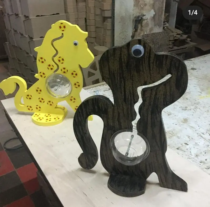 

In Bag Wood Mdf Unpainted Clamshell Specially manufacturing flat model