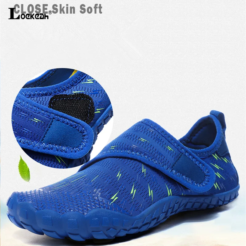 Non Slip Elastic Barefoot Surf Boat Children Water Shoe Quick-Dry Breathable Beach Wading Shoe Boys Girls Aqua Shoe Outdoor