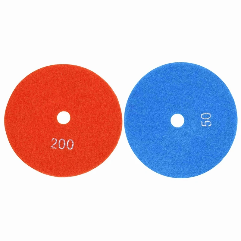 

2 шт., алмазные накладки для полировки мрамора, гранита, 125 мм