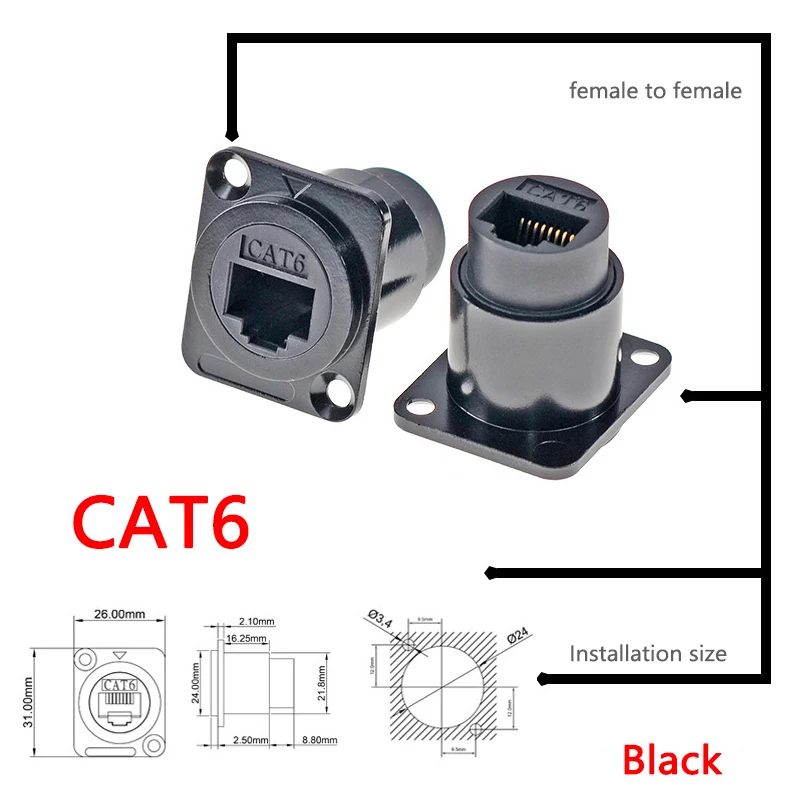 Фото Металлический модуль типа D, 1 шт., RJ45 CAT6, USB 2,0/3,0, тип C и HDMI-разъем, через сетевую панель, электронный разъем №2