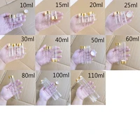 50pcs customized jewelry ornaments bottles wedding present jars empty glass container craft vials
