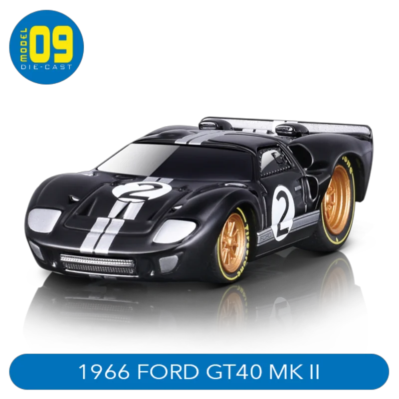 

Maisto 1:64 1966 FORD GT40 MK II Muscle Vehicle Series Die Cast Collectible Hobbies Model Toys Gifts Complimentary Display Box