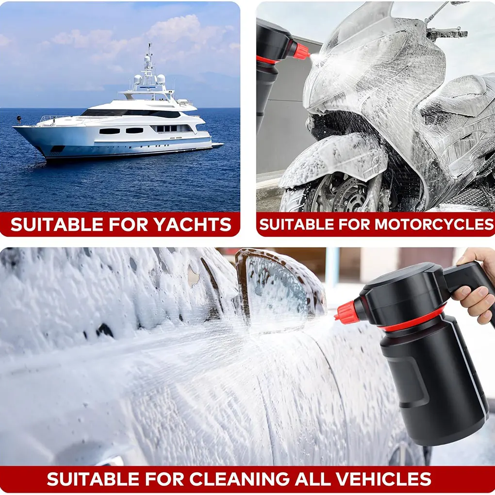 Электрический распылитель пены 2л автомойка домашний сад чистка детализации