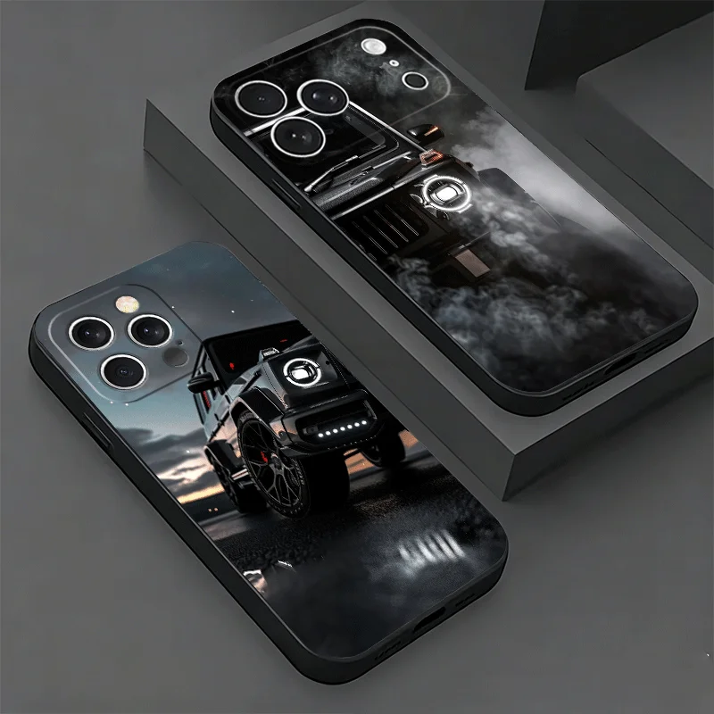 Фото Мужской чехол для телефона Manly Man SUV G63 для iPhone 17 Air 16 15 Plus 11 14 Pro Max 17E 16E 13 12 7 XS X 8 SE с индивидуальным дизайном №2