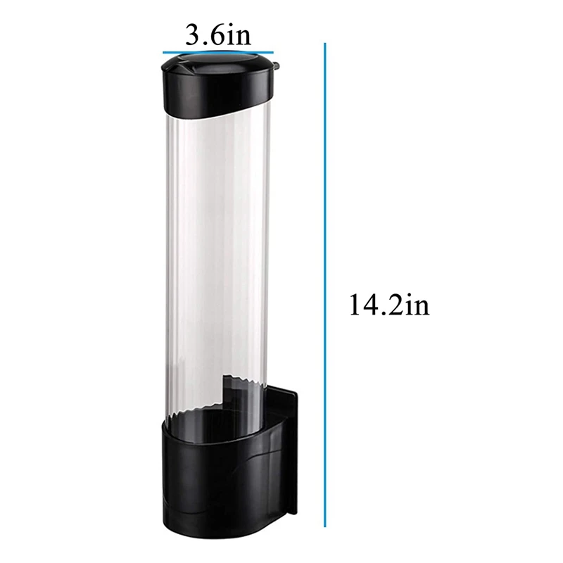 

Water Cup Distributor Wall Mounted Plastic Drinker Paper Cup Plastic Cup Separator Cup Dispenser Automatic Cup Drop
