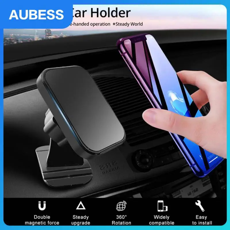 

360 Rotation Magnetic Car Phone Holder Air Vent Magnet Mount Magnet Mount Bracket Universal Mobile Cell Phone Holder Stand