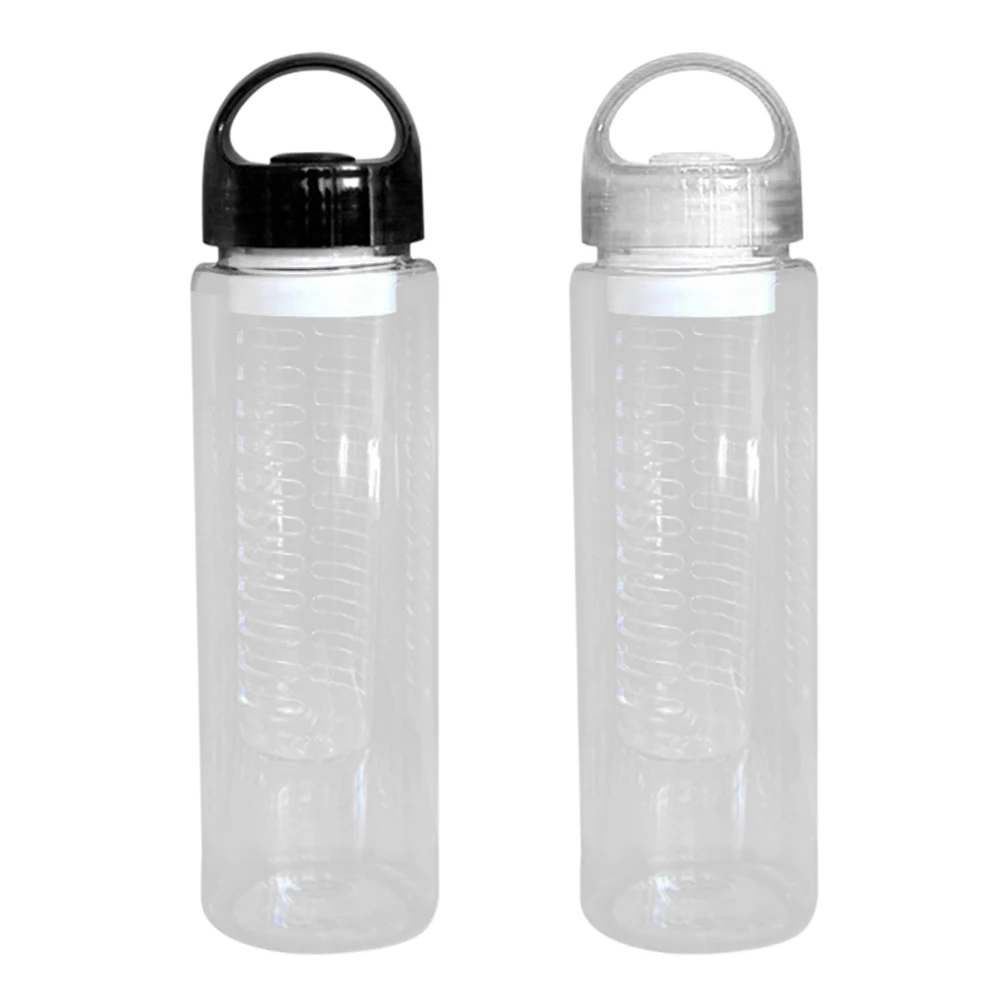 

700ML Water Bottle Flip Cap Fitness Water Cup Outdoor Sports Accompanying Cup Soak Fruit Jug Travel Camping Kettle