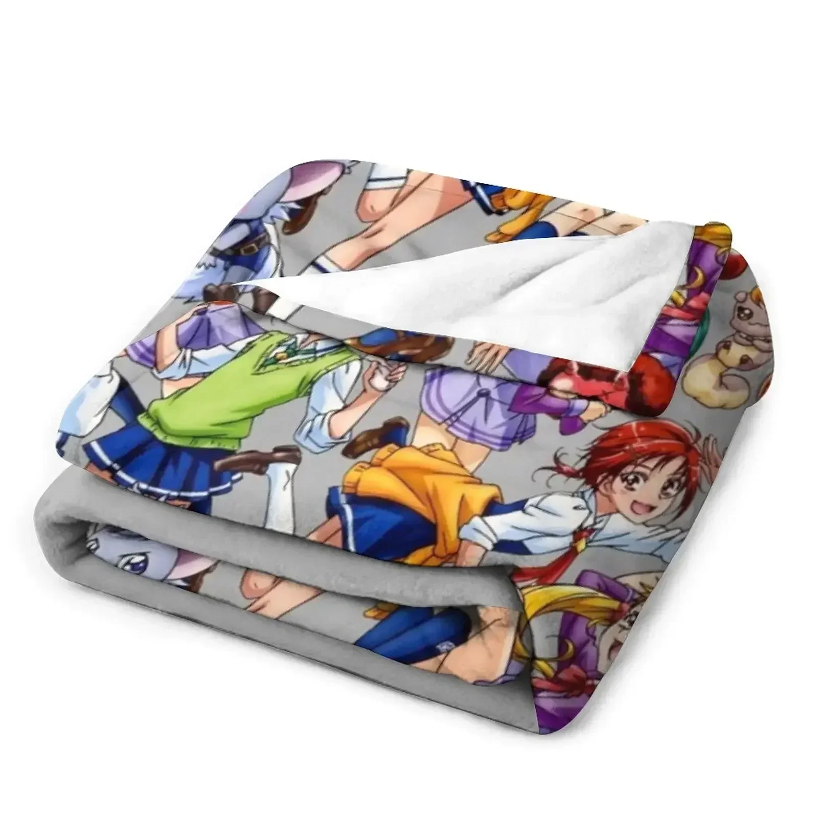 Pretty Cure All Stars Reika Aoki Miyuki Hoshizora Toei анимационное одеяло мягкие термоодеяла