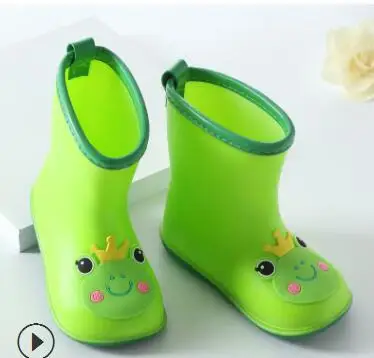

Children's Shoes PVC Rubber Kids Baby Cartoon Shoes Water Shoes Waterproof Rain Boots Toddler Girl Rainboots