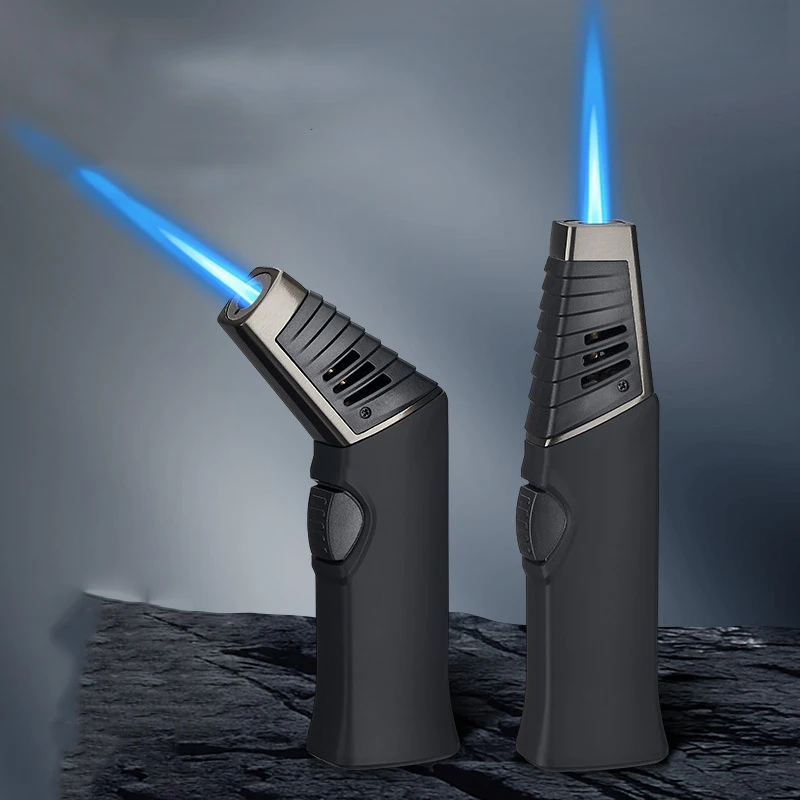 

New Metal Folding Elbow Spray Gun Butane Gas Turbine Torch Lighter Outdoor Barbecue Kitchen Jewelry Welding Men's Tools