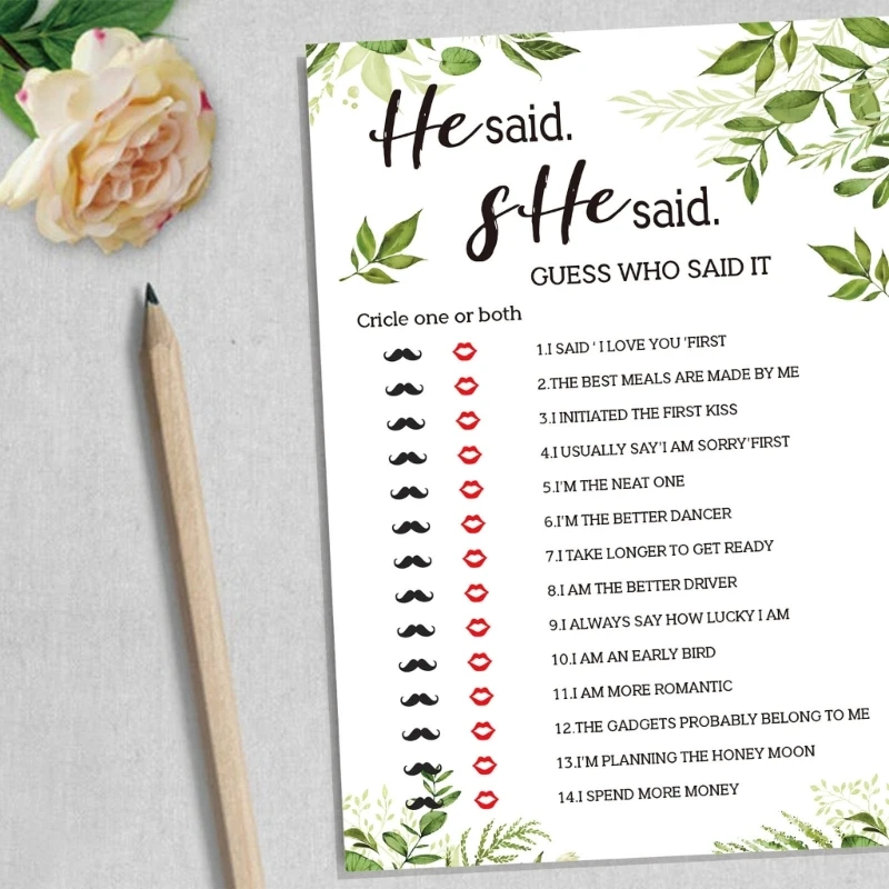 

10 шт., Набор открыток с зелеными растениями для вечеринки невесты