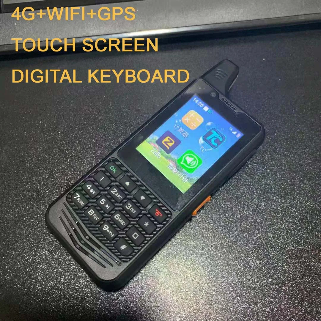 Dual Sim Card Android6.0 System Zello Radio Connect Telephone  2G/3G/4G Digital Key Board Walkie Talkie