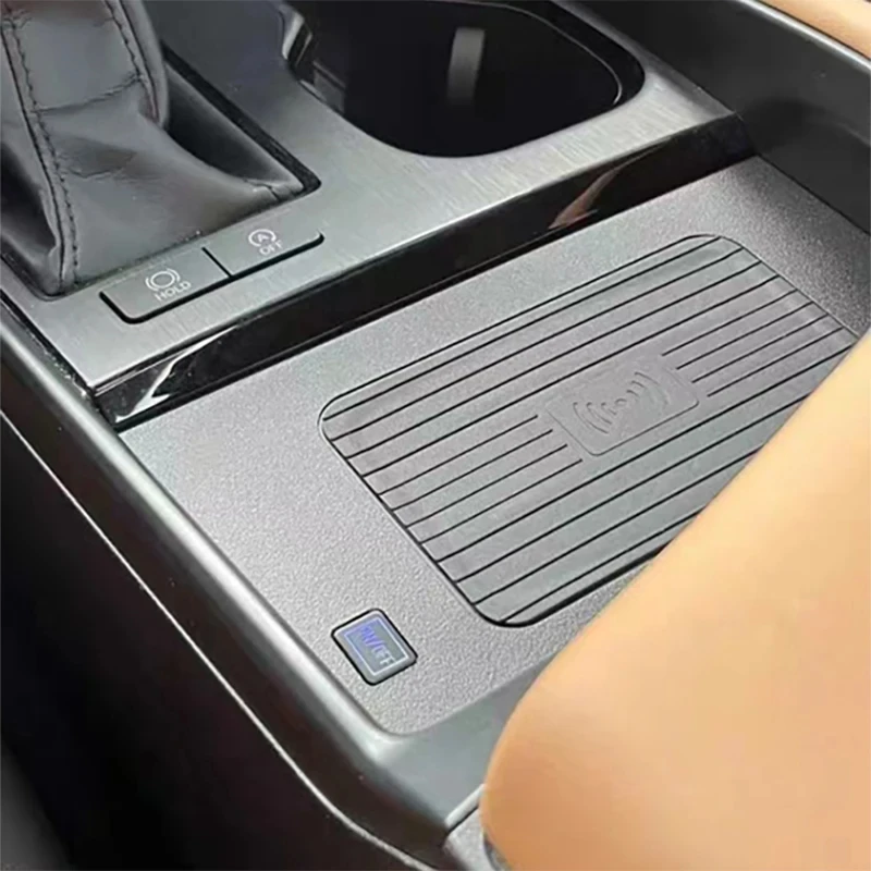 Для Lexus ES ES200 ES260 ES300H 2022 2023 2024 15 Вт Автомобильное беспроводное зарядное устройство