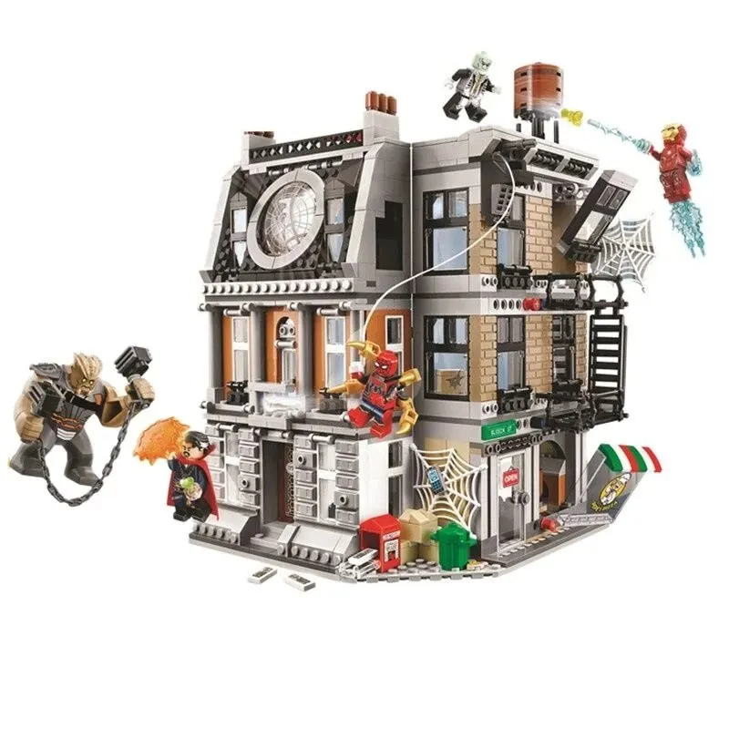 

in stock Hero Movie 76108 Building Blocks Toy Doctor Strange Sanctuary Assembling Bricks DIY Model Boys Girl Birthday Gifts