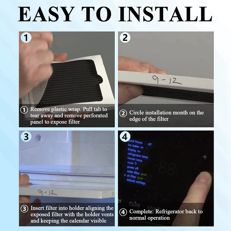 12 упаковок для замены воздушного фильтра холодильника Frigidaire PAULTRA Pure Air Ultra и Electrolux