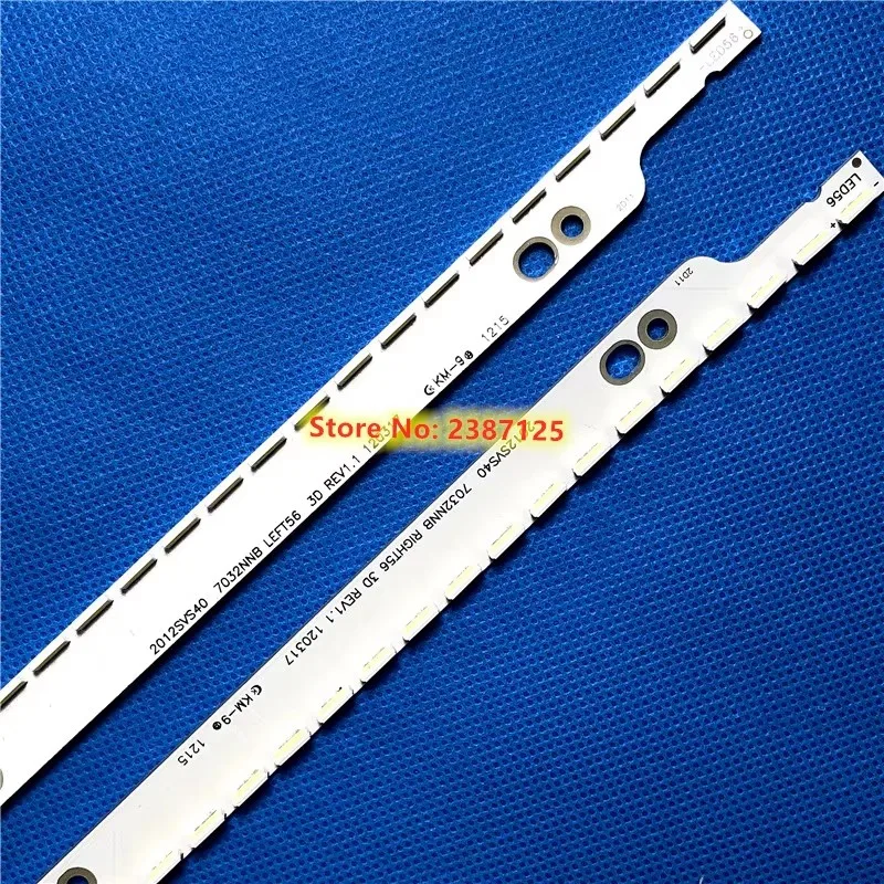 Фото Светодиодная лента подсветки для 2012SVS40 7032NNB LEFT56 RIGHT56 UA40ES5500R UA40ES5600R UA40ES6100 UA40ES6220R UA40ES6600R LE400BGA-B1 №1