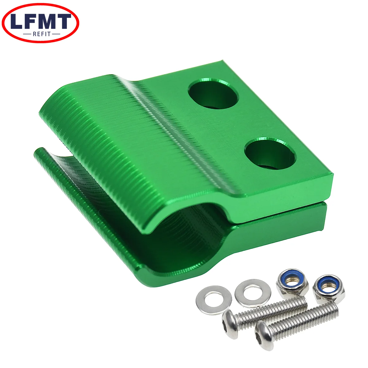 

Для Kawasaki KX65 KX80 KX85 KX100 KX125 KX250 KX450 KX250F KX450F KX250X 450X KLX450R мотоциклетный хомут для передней тормозной магистрали с ЧПУ