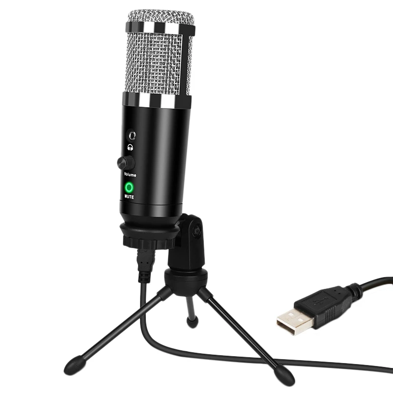 

USB Microphone Condenser Recording Microphone For Laptop Mac Or Windows Computer Microphone For Recording Vocals