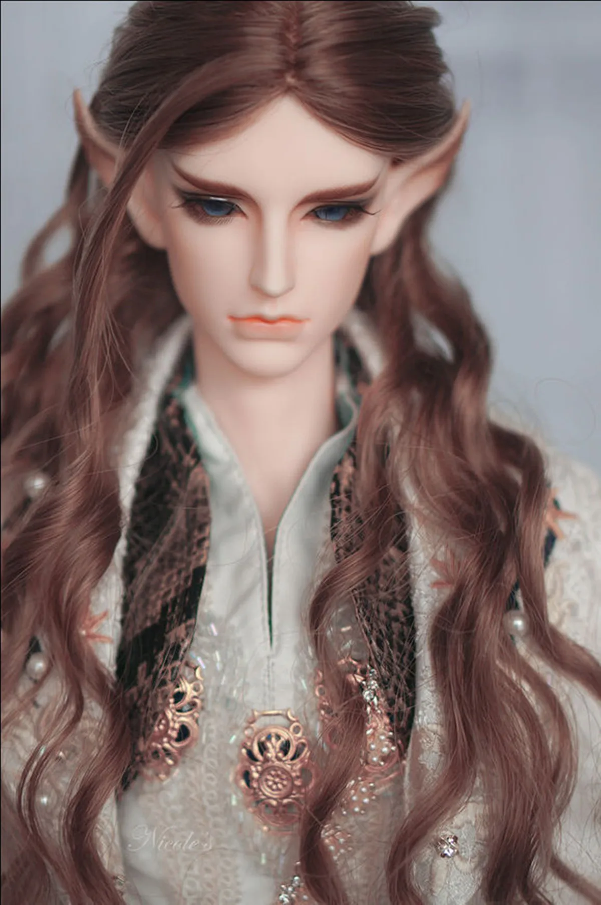

New 70cm Bjd Doll sd Baby Muscle 1/3 Male Tiger Uncle Elves Ears Advanced Resin Spot