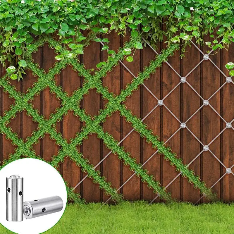 

Набор для решетки из нержавеющей стали, профессиональная наружная настенная решетка, настенная проволока, набор решетки с кронштейнами, якорями, винтами