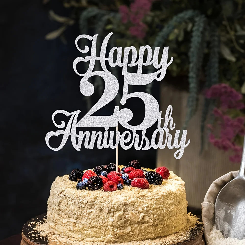 

Топпер для торта 25 лет