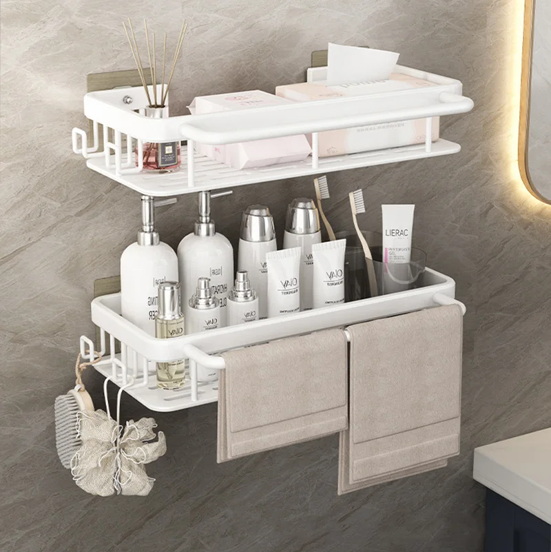 

Bathroom Shelf, Shampoo Shower Rack Kitchen Rack Kitchen Storage Rack Bathroom Accessories Set