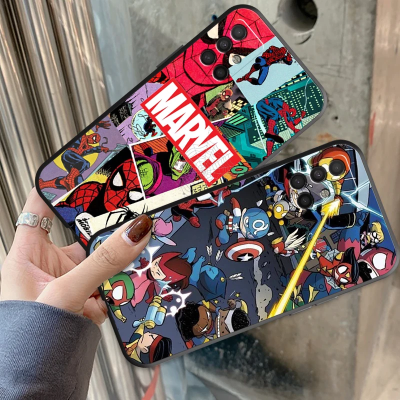 

USA Marvel Comics Phone Cases For Samsung A51 5G A31 A72 A21S A52 A71 A42 5G A20 A21 A22 4G A22 5G A20 A32 5G A11 Unisex