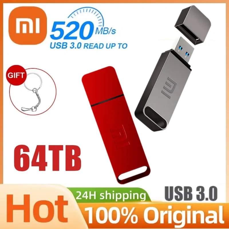 Xiaomi 16 ТБ USB-накопитель USB 3.2 Высокоскоростной флэш-накопитель 64 Тип C U
