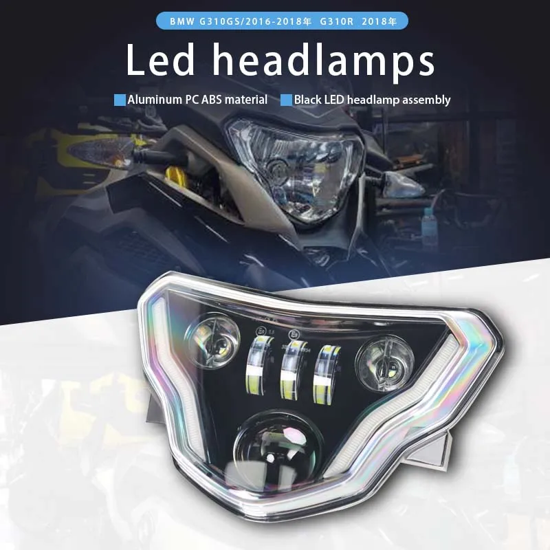 

For BMW G310GS G310R Modified Motorcycle LED Headlight Headlamp Head Light Supermoto Fairing Dirt Bike Enduro LED Headlight