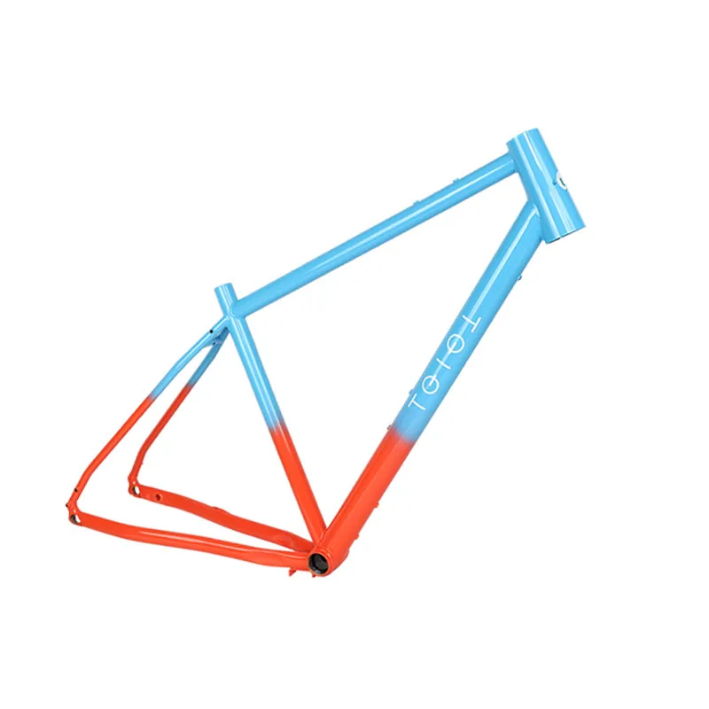 Хромированная рама для велосипеда с вилкой