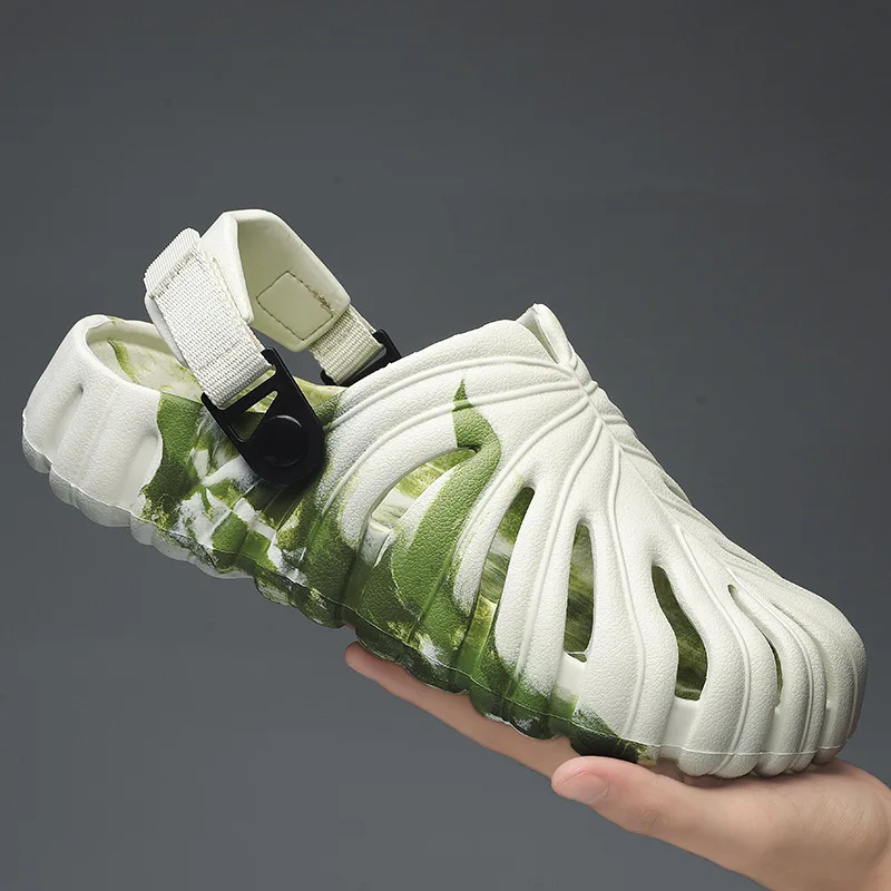 Мужские сандалии на толстой подошве с бамбуковой подкладкой