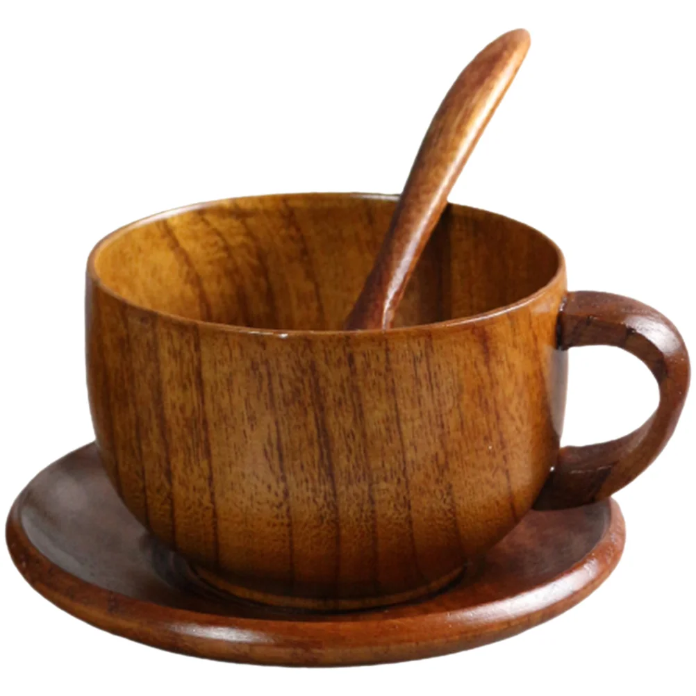

1 Set Coffee Cup Cup Wooden Tea Cup Tea Cup Coffee Mug Tea Cup Set Cup With Saucer Coffee Cup Set