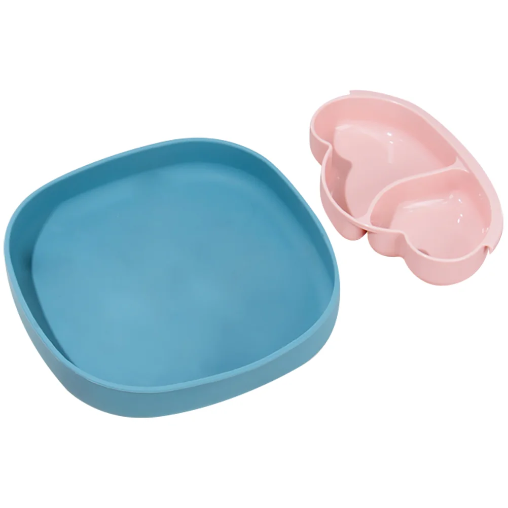 

1pc Dinner Plate Suction Cup Detachable Non-Slip Tableware Feeding Plate Dinner Plate Dish for
