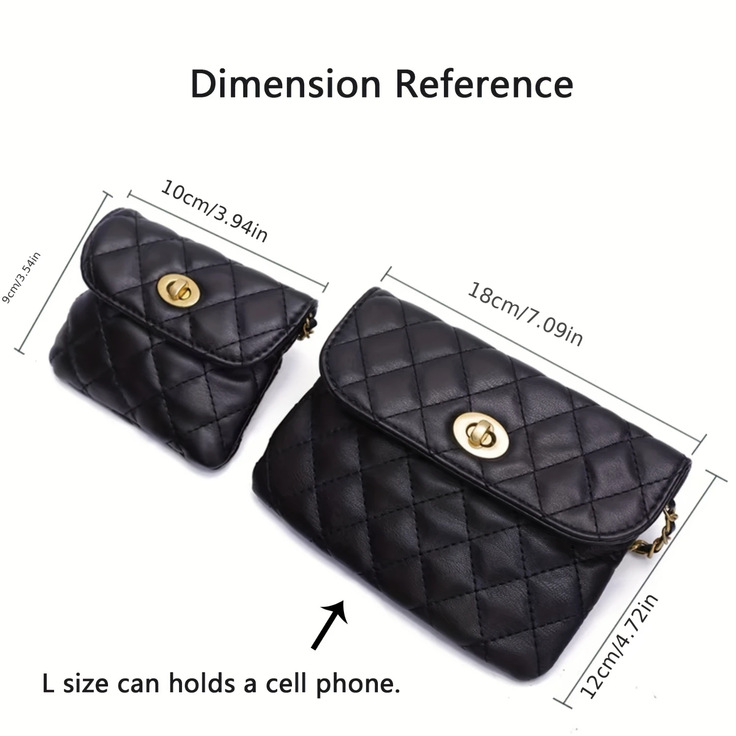 Женская стеганая поясная сумка Argyle из модной искусственной кожи - стильная с