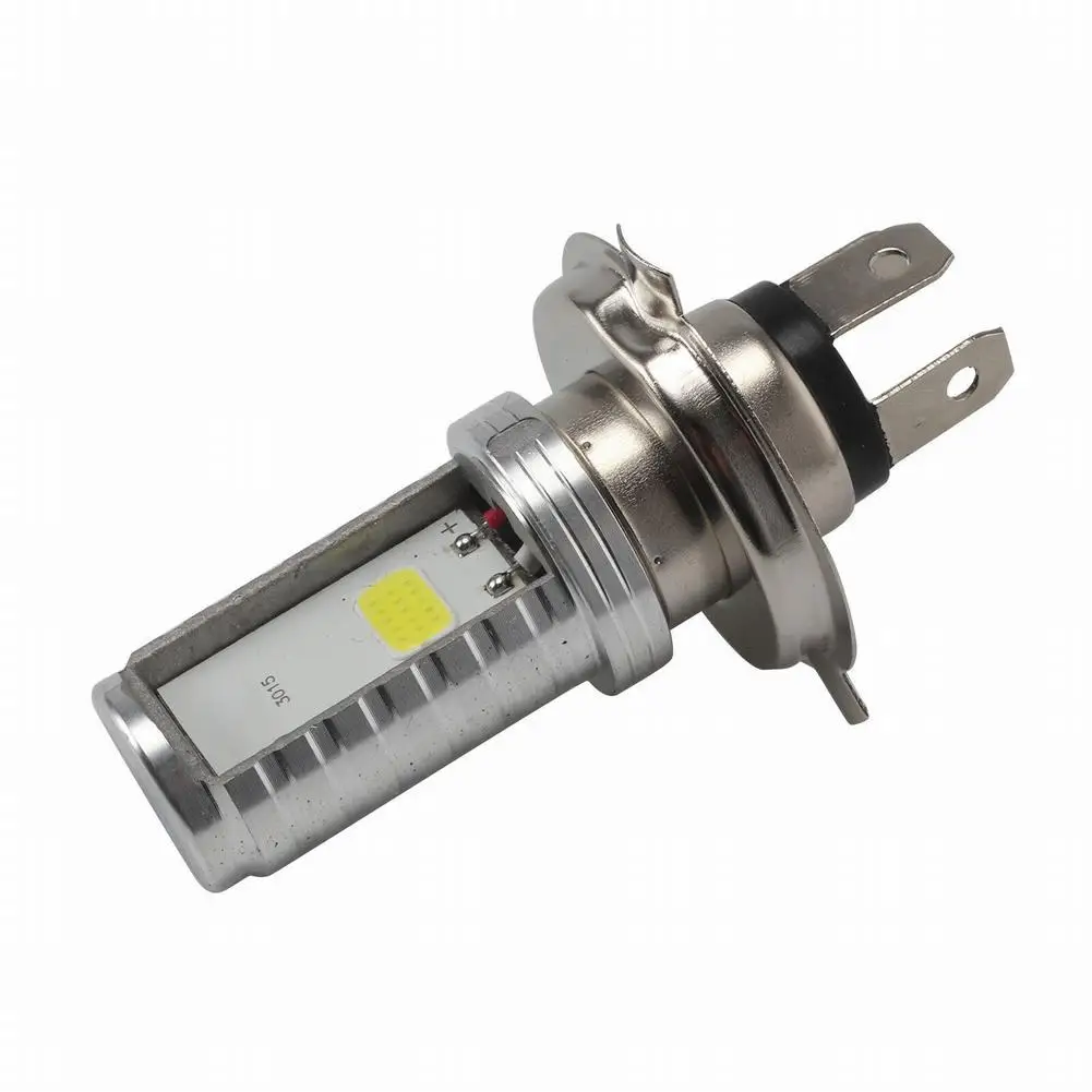 Супер яркая светодиодная лампа HiLo Beam H4 для переднего фонаря мотоцикла. Простая